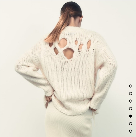 ZARA cutout sweater - Picture 4 of 5